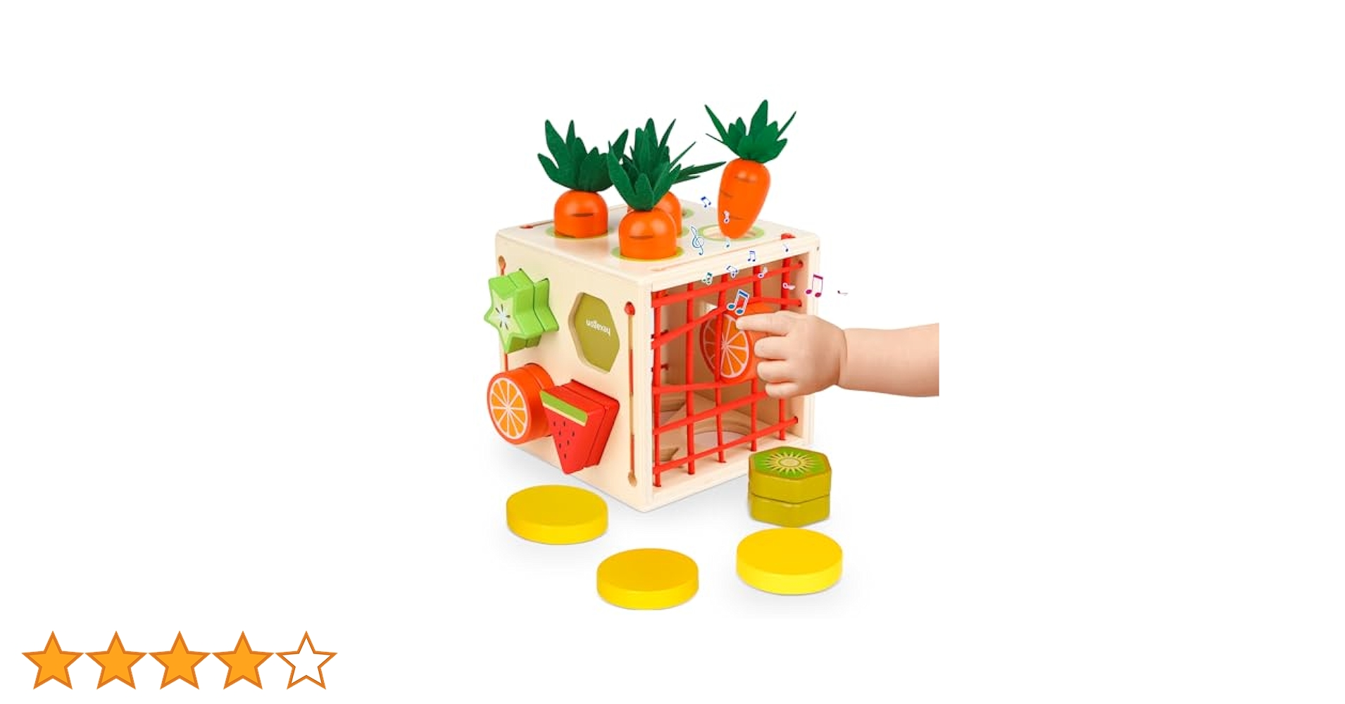 Amazon | モンテッソーリ 知育玩具 男の子 女の子 形が揃う木の